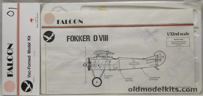 Falcon 1/32 Fokker D-VIII Flying Razor - Bagged plastic model kit